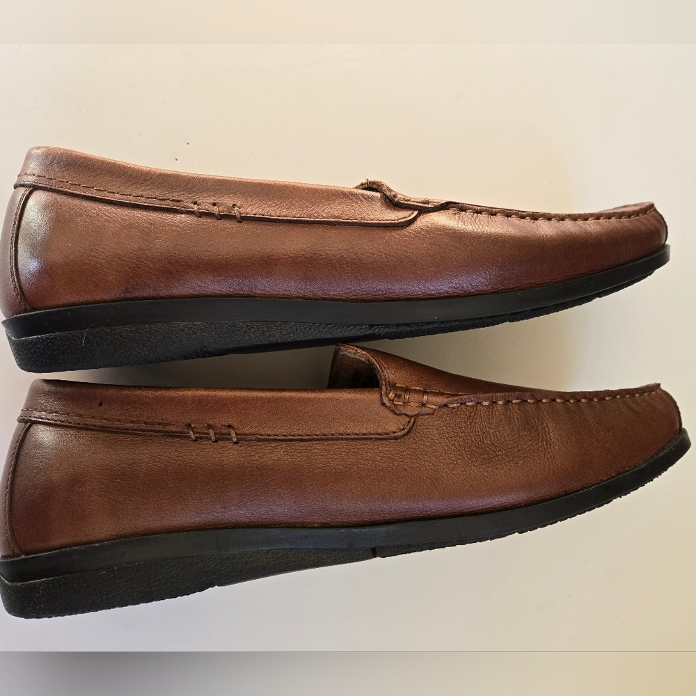 Dockers Men's Brown Leather Loafers - Picture 2 of 8